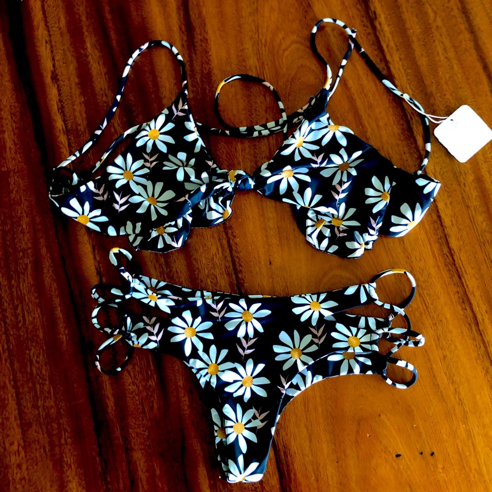 T.Rose floral bikini